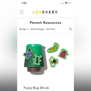 Lovery Fuzzy bug shrub